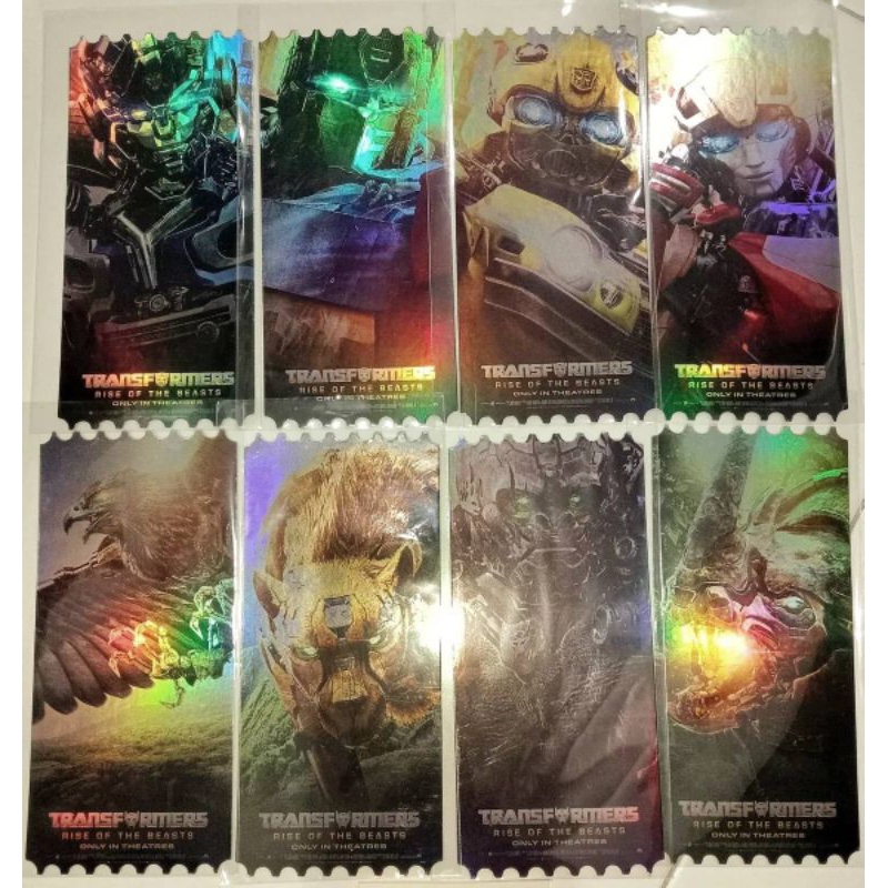 ตั๋ววิบวับ ตั๋วสะสม Transformers Rise of the Beasts แท้จาก SF Cinema Collectible Ticket ทรานฟอร์เมอร์ กำเนิดจักรกลอสูร