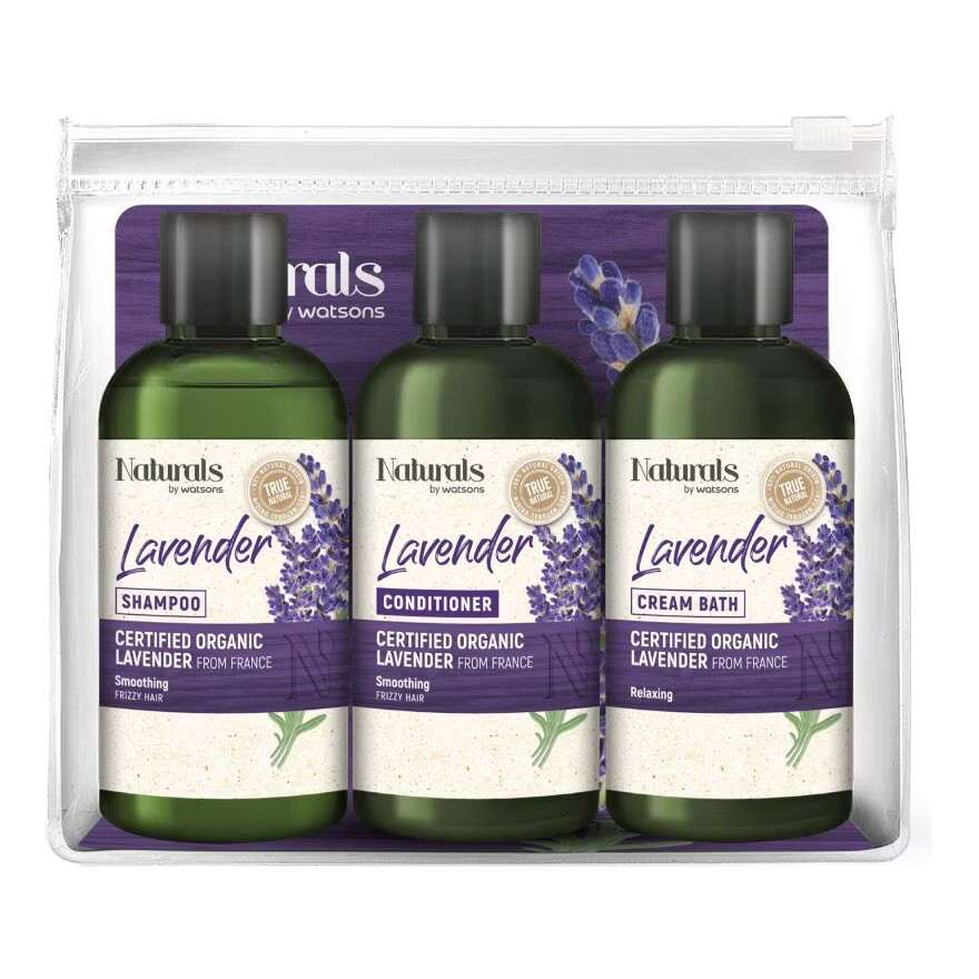 ครบเซ็ต Naturals by Watsons เนเชอรัล บาย วัตสัน ทรู เนเชอรัล ลาเวนเดอร์ แทรเวล