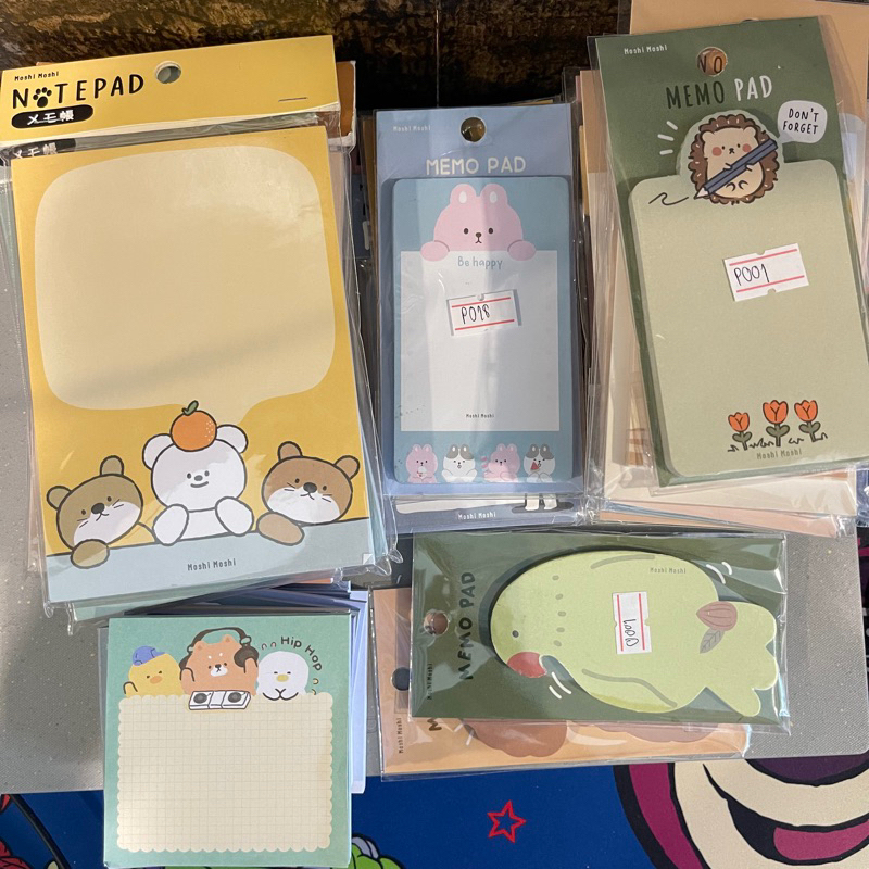 พร้อมส่ง โพสอิท โพสท์อิท กระดาษโน๊ต ราคาส่ง มีกาว ถูกที่สุด น่ารักมาก สติกเกอร์กระดาษโน๊ต น้องหมี