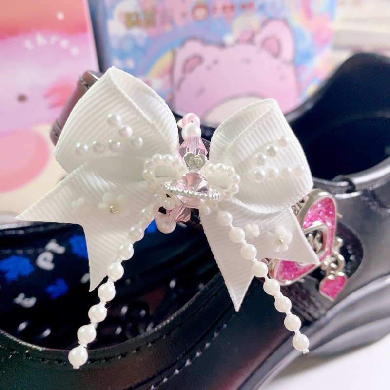 ｡✿*ﾟ Shoe strap ･✿.｡ สายรัดรองเท้า cute princess bow V.2 | Chanis Store