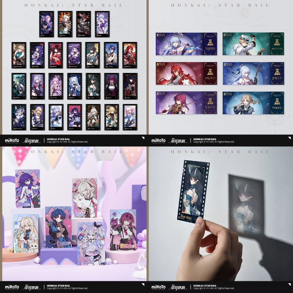 [ พร้อมส่งจากไทย] ของอฟช แท้ Honkai : Star Rail All-Stars Invite Film Card