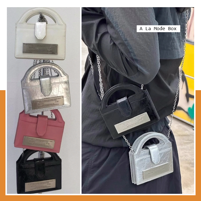 Martin Kim กระเป๋า HANDLE ACCORDION CHAIN ​​WALLET ออริ