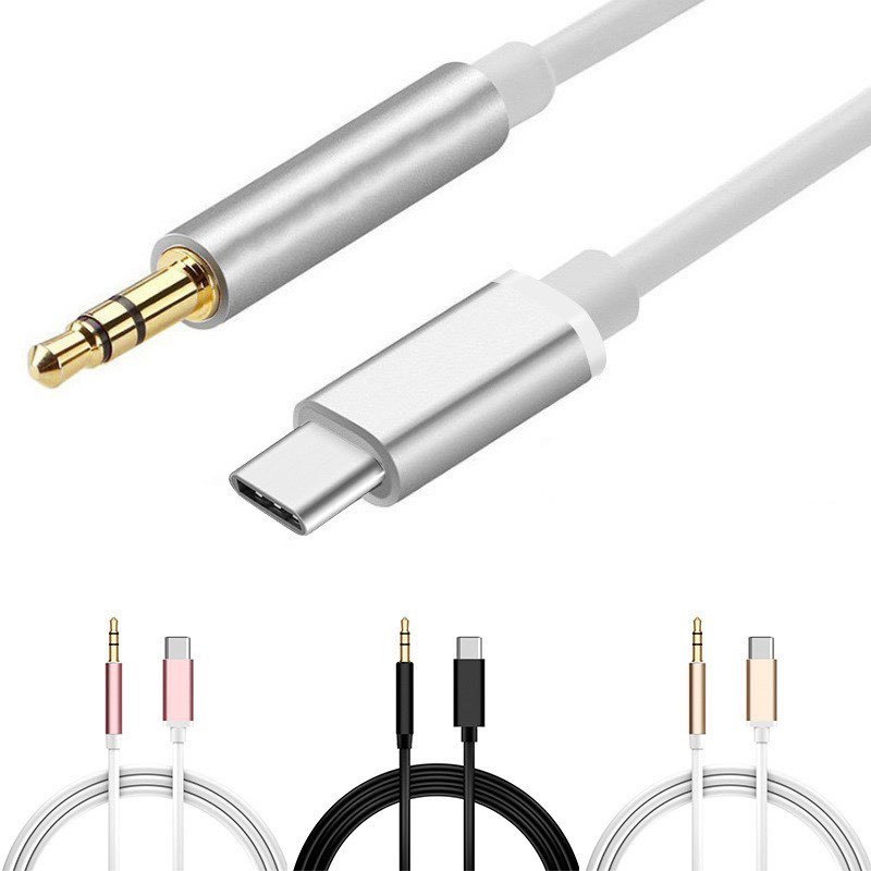 AUX TYPE C สายต่อ TC เข้าลำโพงรถยนต์ สำหรับต่อ ลำโพง หรืออื่นๆ Model : Jh-30 สายต่อเเจ็ค to TYPE C โทรศัพท์ Aux 3.5