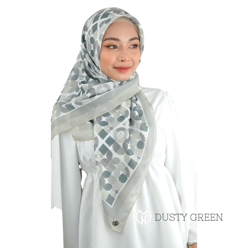 BAWAL PRINTED PREMIUM OLIVIA GEO 45* ผ้าบาวาพรีเมียมลาย ขนาดหลาสกรู