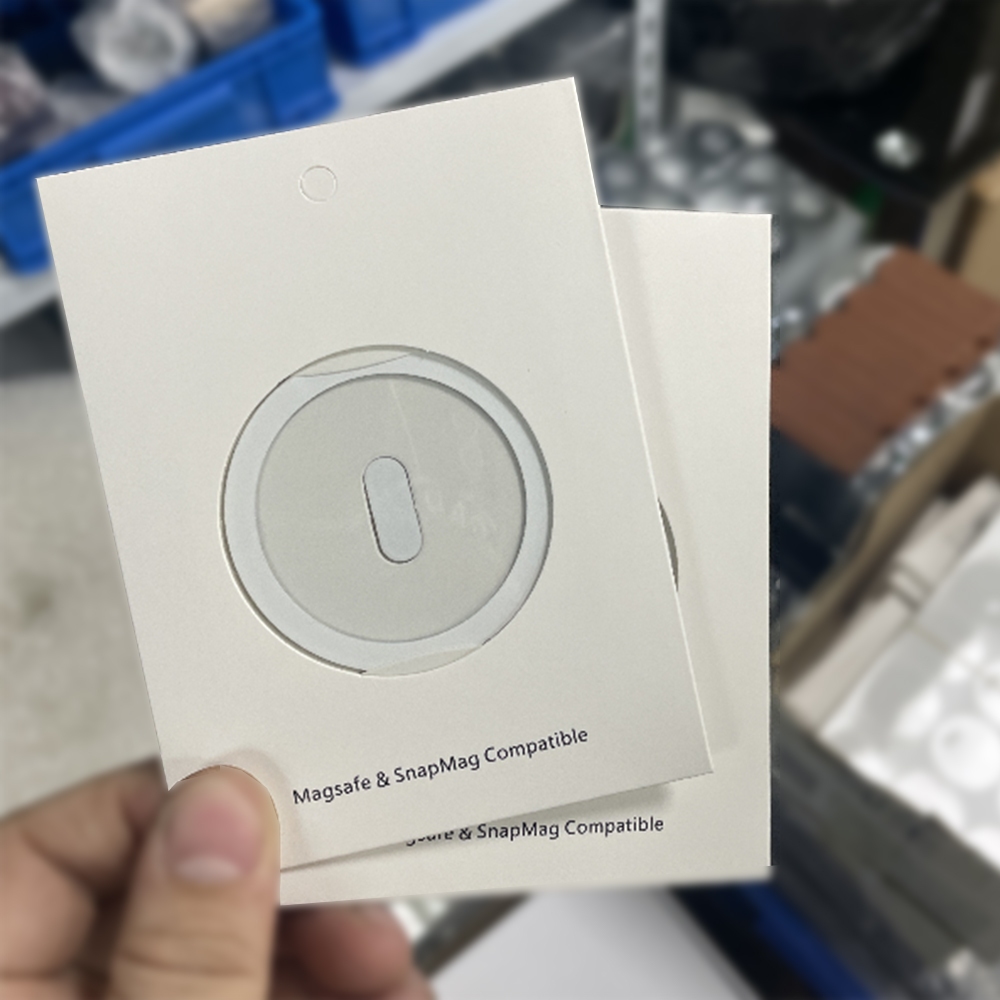 Magsafe Ring Sticker  แผ่นสติกเกอร์แหวนเหล็ก โลหะ รองรับที่ชาร์จไร้สาย สําหรับติดรถยนต์ - รูปที่ 6