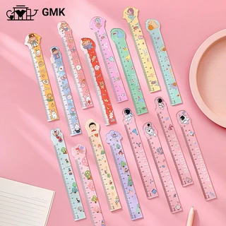 ไม้บรรทัดวัด ไม้บรรทัดนักเรียน ลายการ์ตูน ขนาด15 ซม. ไม้บรรทัดงอได้ เครื่องเขียน อุปกรณ์การเรียน น่ารักBS36