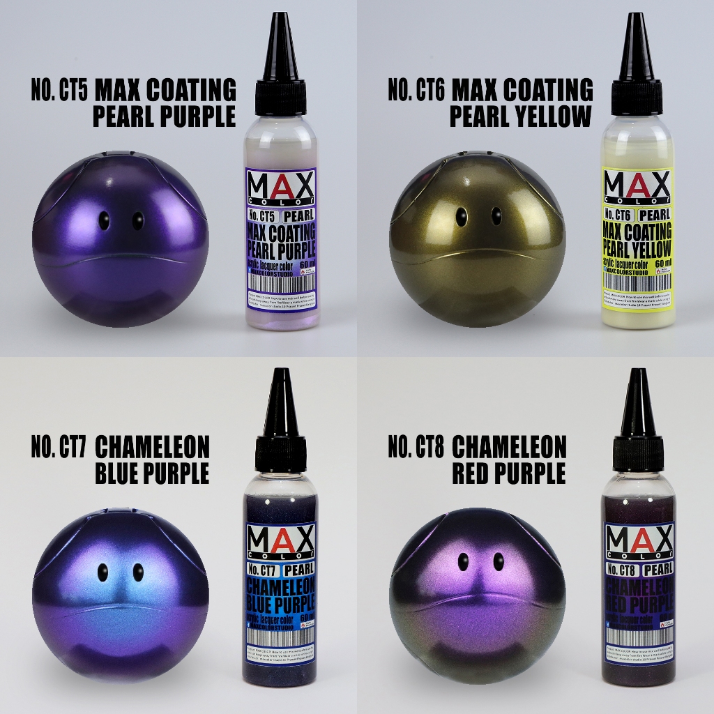CT5-CT8 max color สีพ่นโมเดล กันดั้ม รถถัง อาร์ททอย พลาสติกโมเดล สีผสมสำเร็จพร้อมใช้งาน