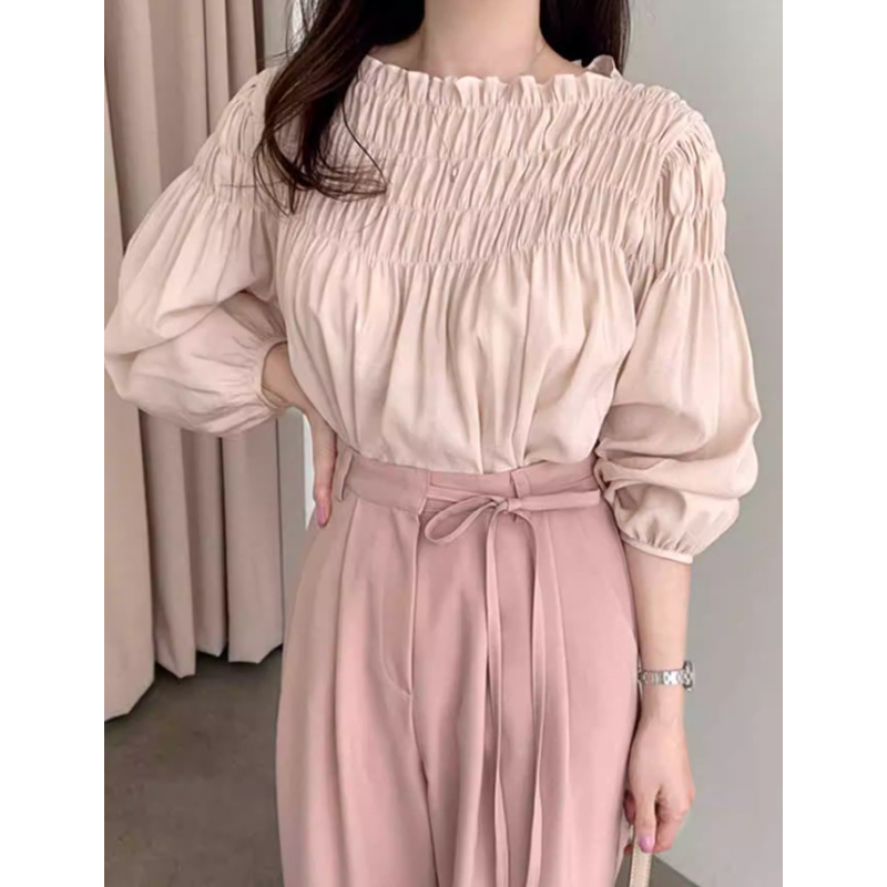 [3780] เสื้อสีชมพูอ่อน