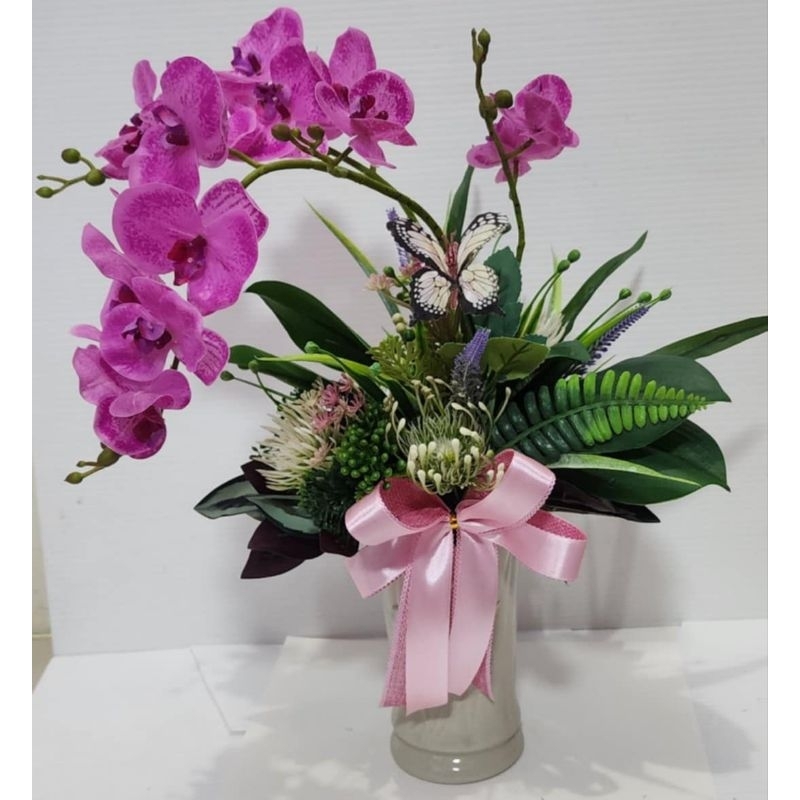 แจกันทรงโมเดิร์น ดอกไม้ประดิษฐ์หรูหรา สูงตามสไตล์เริ่มต้นที่ 30-55 ซม. - รูปที่ 3