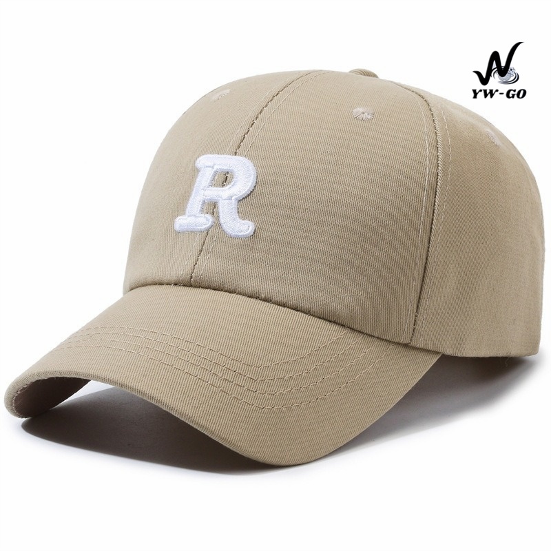 หมวกแก๊ปเบสบอล ปัก R (มี 10 สี) หมวกแก๊ป (พร้อมส่งค่ะ) สไตล์ลำลอง G2886