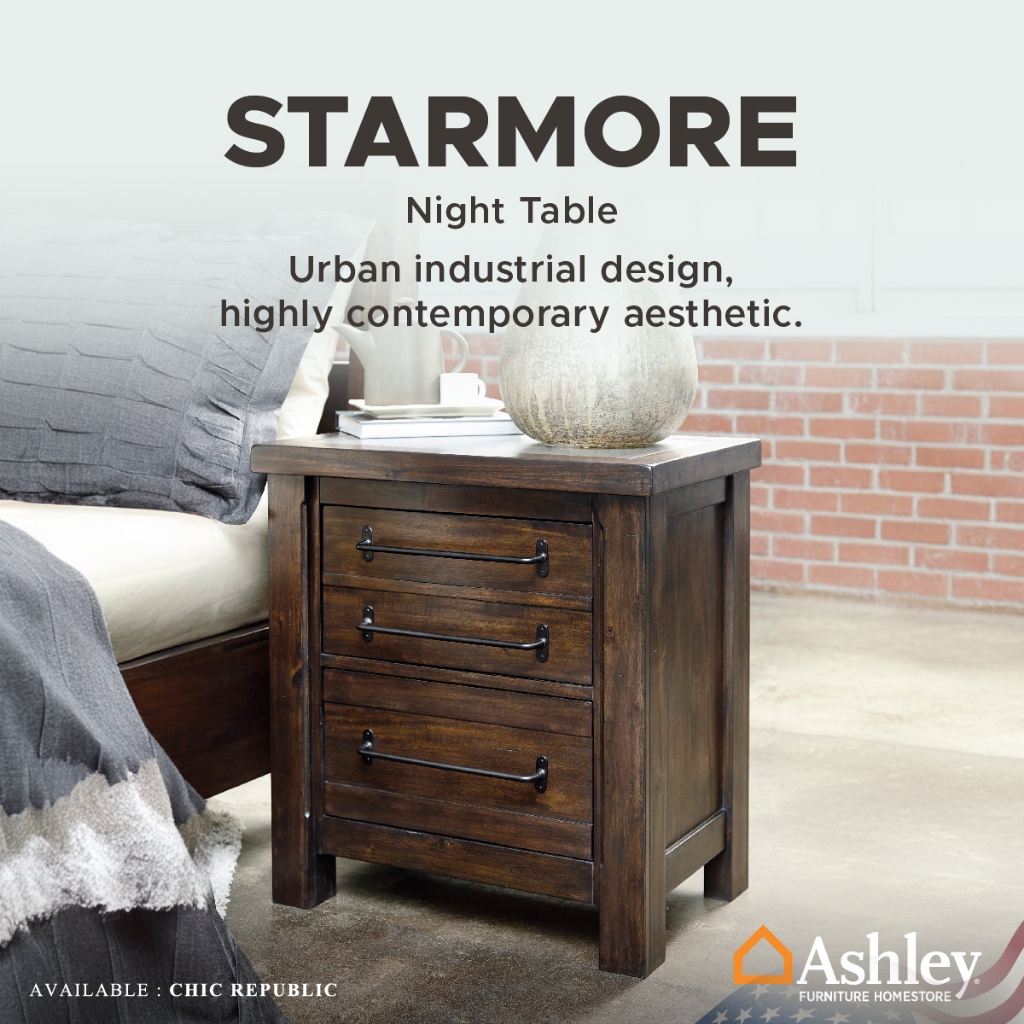 Ashley ตู้ข้างเตียง รุ่น STARMORE Night Table