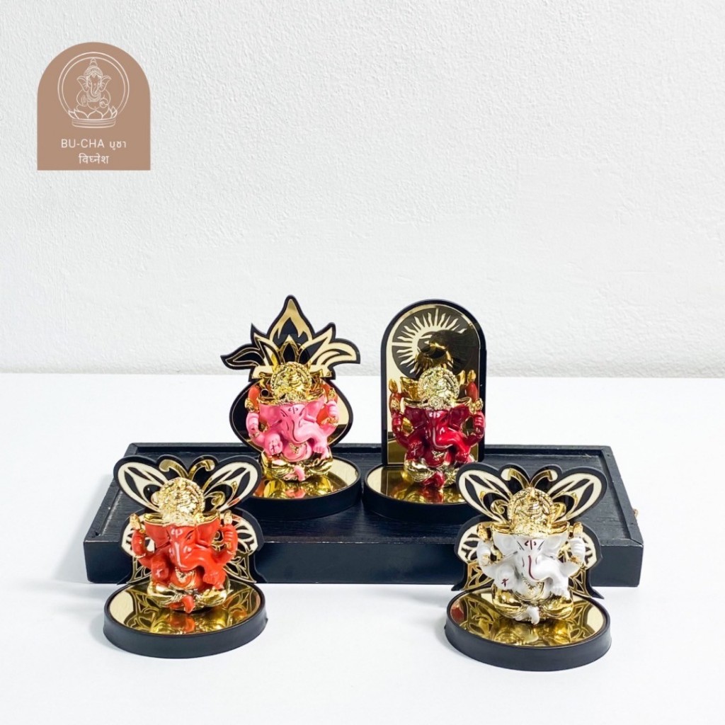 BC02-42 พระพิฆเนศพร้อมฐานสูง 3 นิ้ว