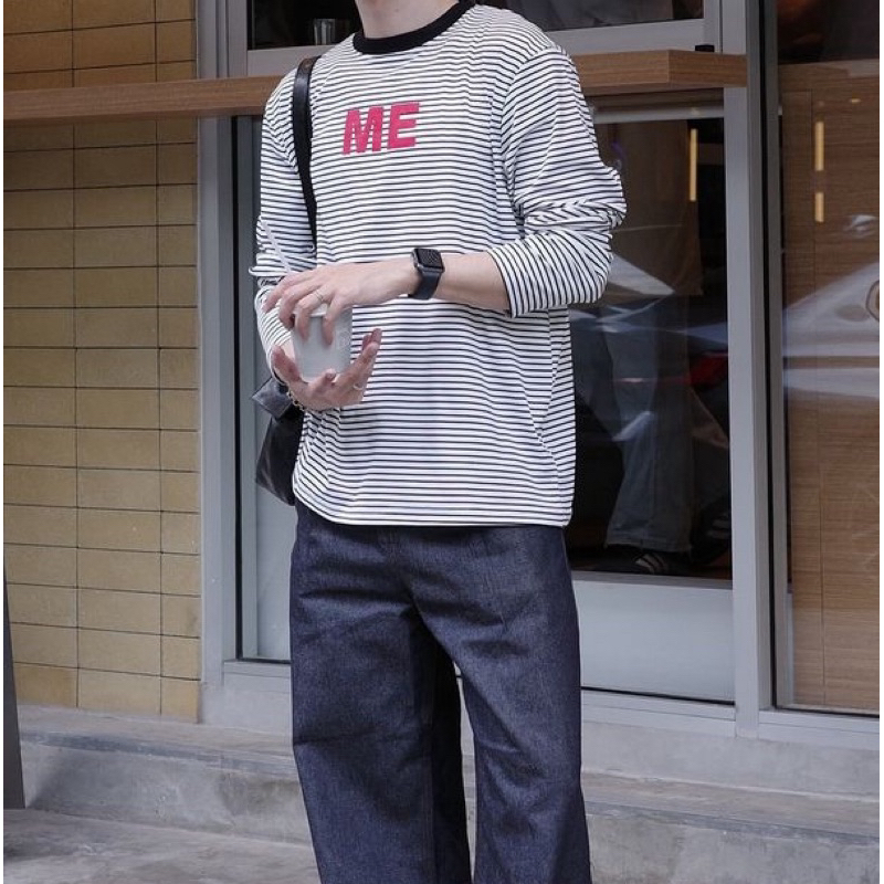 LEELA-เสื้อยืดสกรีนลายแขนยาว-Me long t-shirt