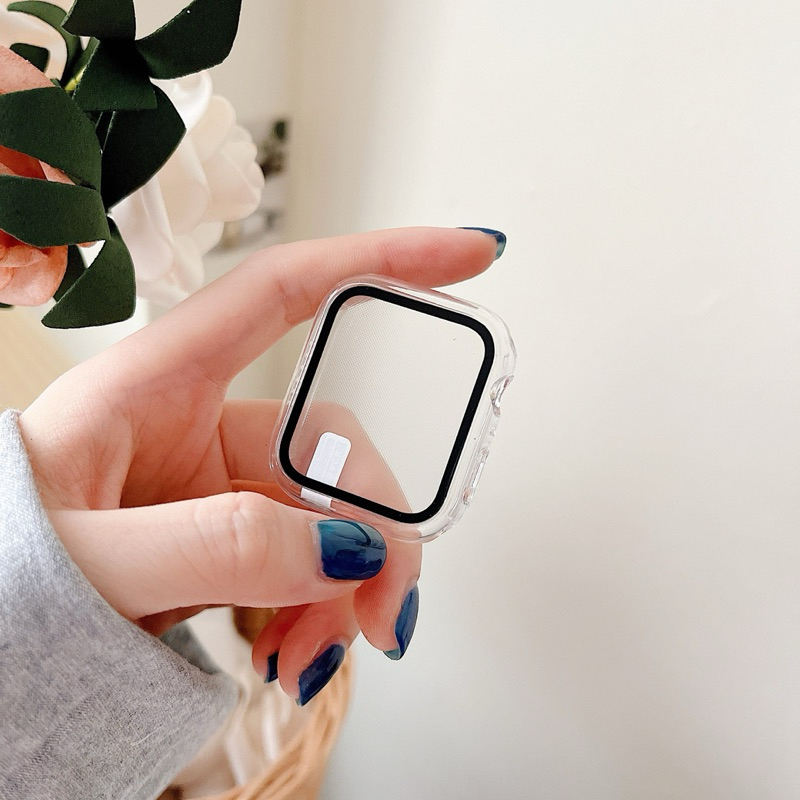 เคส watch10 9 7 8 Se 6 5 4  case A watch + ฟิลม์กระจกในตัว เคสกระจก ขนาด 40/41/44/45/49/46มม case เคสสำหรับแอปเปิ้ลวอช