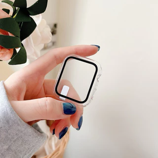 เคส watch11 10 9 7 8 Se 6 5 4 case A watch + ฟิลม์กระจกในตัว เคสกระจก ขนาด 40/41/44/45/49/46มม เคสสำหรับแอปเปิ้ลวอช