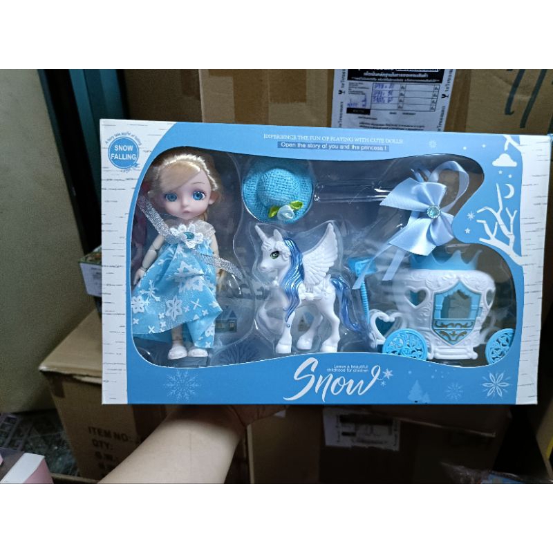 คุณหนูรถม้า ตุ๊กตาตาแก้ว(พร้อมส่ง)งานใหม่ ตรงปก %