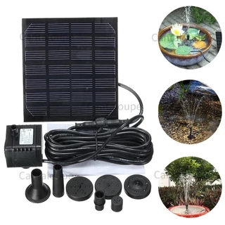 Solar Pump น้ำพุโซล่าเซลล์ ปั๊มน้ำพุ(เล็ก) น้ำพุพลังงานแสงอาทิตย์ solar powered fountain pump