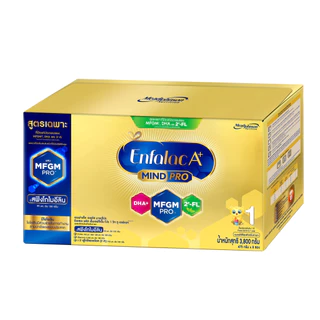 Enfalac A+ MindPro Stage1 นมผง เอนฟา แล็ค เอพลัส สูตร 1 ขนาด 3800 กรัม (475กรัม x 8ซอง)