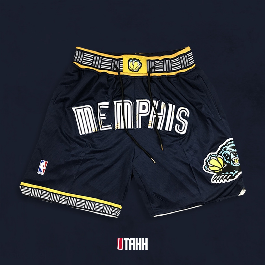 กางเกง Memphis Grizzlies JUSTDON กางเกงบาส ขาสั้น แฟชั่น NBA Basketball 055