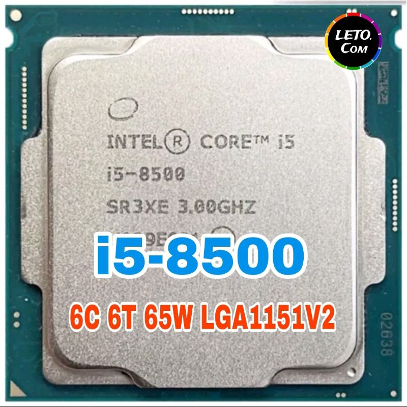 ซีพียู CPU Intel Core i5-8500 6คอ6เทรด LGA 1151v2 ฟรีซิลิโคน1ซอง i5 8500