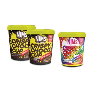 (โปรสุดคุ้ม 2 เเถม 1) Nims Crispy Choco Tube ขนาด 60 กรัม โกโก้ครั้นซ์ ขนมข้าวพองเคลือบช็อกโกแลตแท้ เข้มข้น หลายรสชาติ
