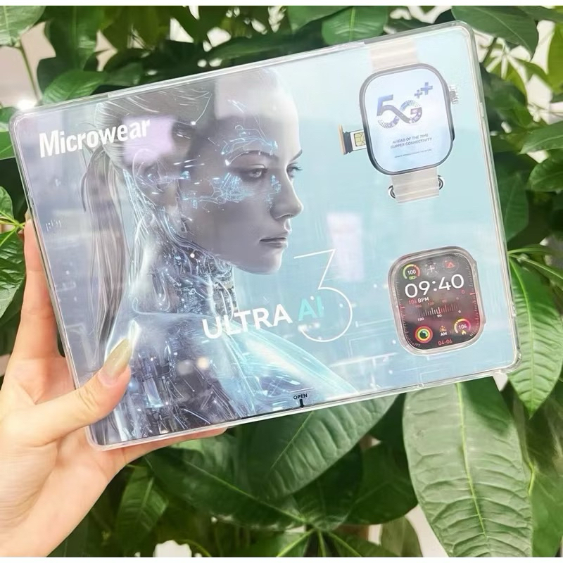 รุ่นใหม่ล่าสุดultra Ai3 5Gsmartwatchใส่ซิมแถม สายเพิ่ม1เคส +ฟิล์มขนาด49mmดูหนัง ฟังเพลงตอบแชทสบาย
