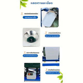 ครื่องบดหมู 4300W บดหยาบ ละเอียด โครงกระดูก บดมันหมู กระเทียม บดปลาร้า บดปลา เครื่องบดเบอร์