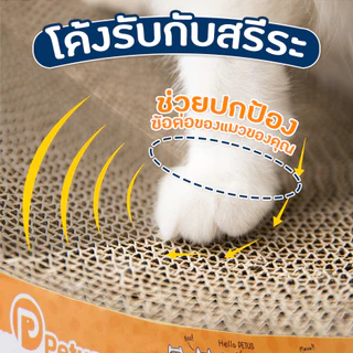 Petus ที่ลับเล็บแมว ที่ฝนเล็บ แผ่นลับเล็บ มี 3 ขนาด เนื้อกระดาษแน่น ของเล่นแมว Cat Toy