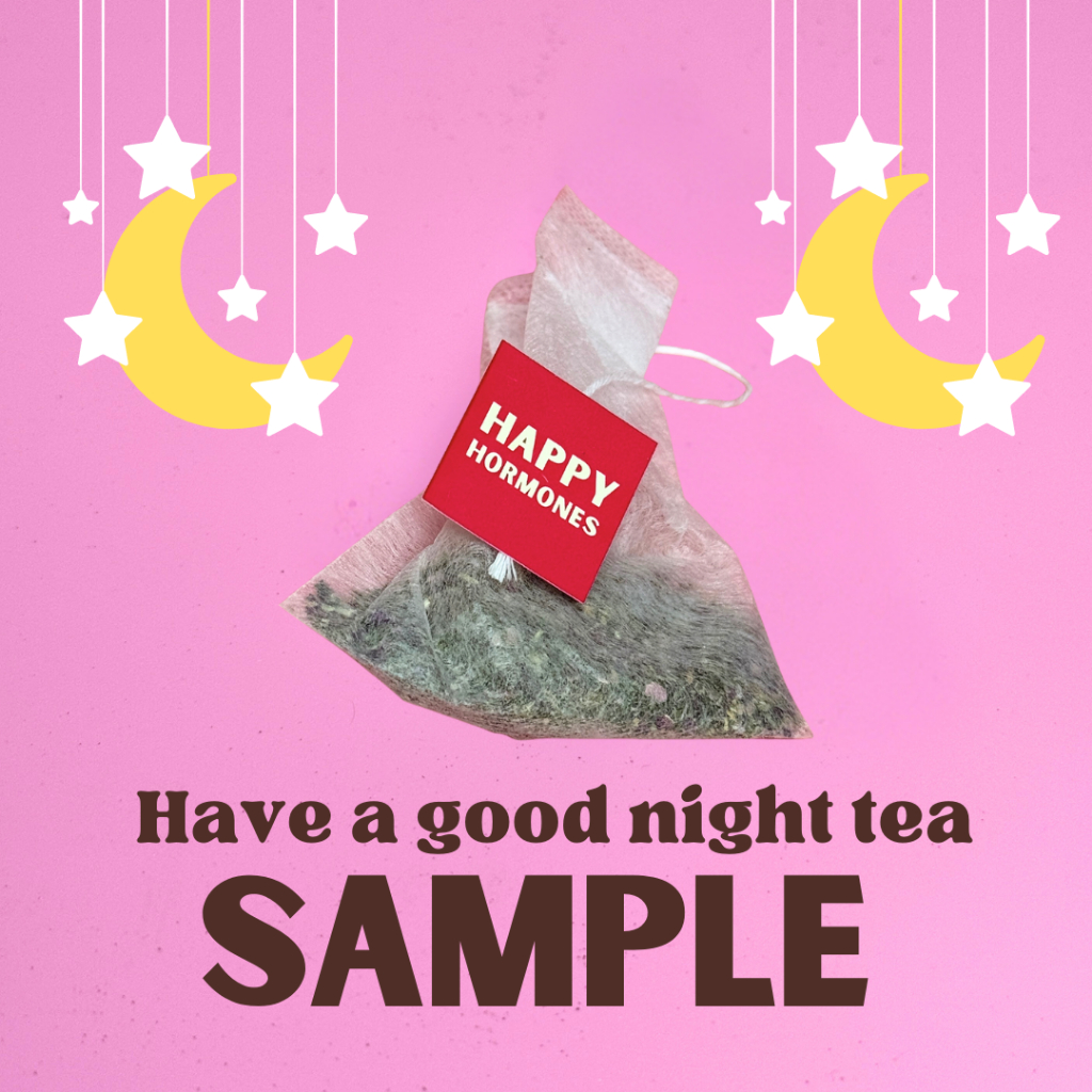 ชาคาโมมายด์ออแกนิก ลาเวนเดอร์ แบบซอง นอนหลับสบายฝันดี ร้าน Happy Hormones สมุนไพรสำหรับคนนอนหลับยาก นอนไม่หลับ นอนไม่พอ