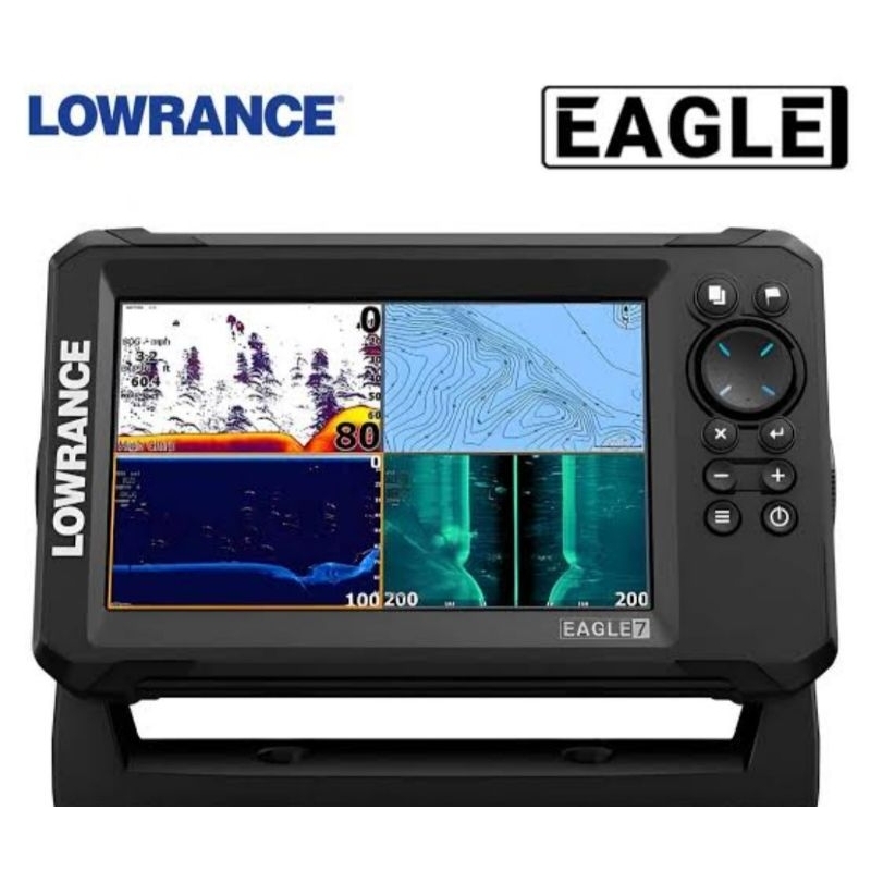 LOWRANCE EAGLE ขนาด7,9นิ้ว แบบสเเกนข้าง ซาวเดอร์หาปลา
