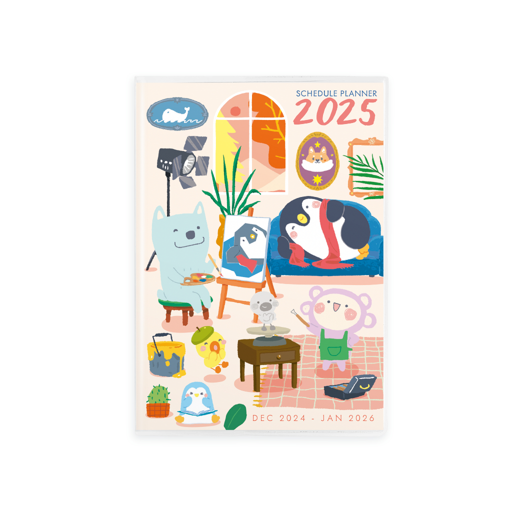 สวีทซัมเมอร์ : แพลนเนอร์รายเดือน 2025 : ขนาด B7 : Trio Art Studio : มี 2 ลาย