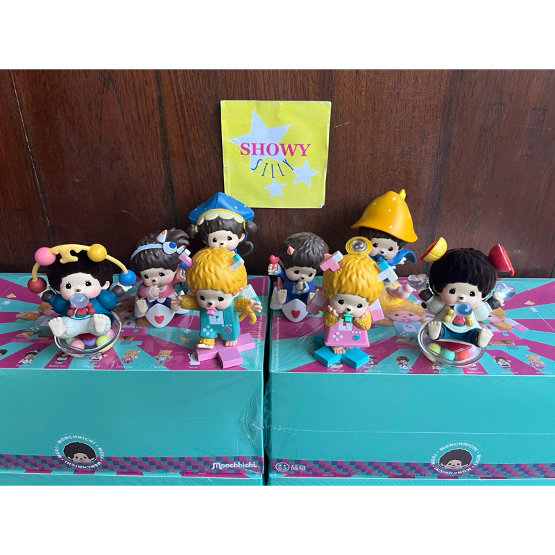 พร้อมส่งในไทย กล่องจุ่ม กล่องสุ่มMonchhichi Childhood memories มอนชิชิ blind box ยกกล่อง กล่องซีล ลุ้นsecret