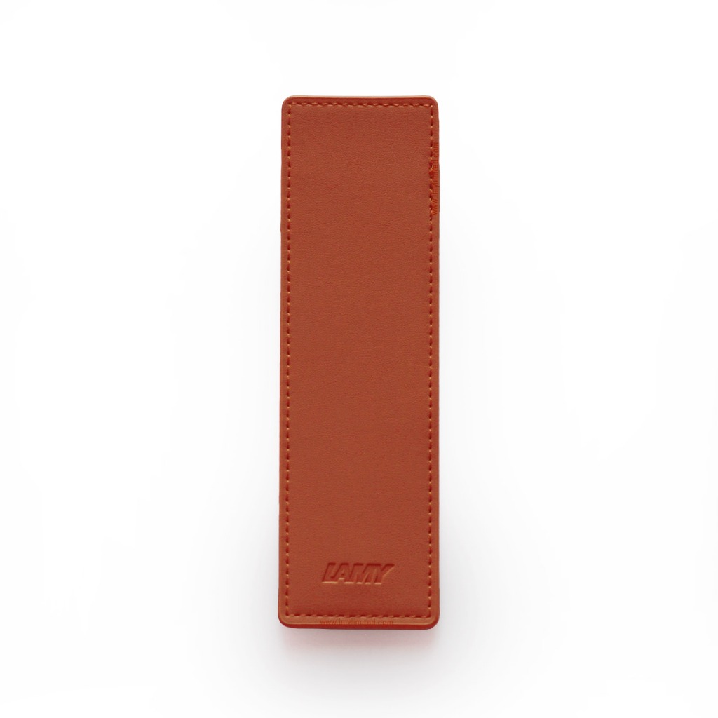 LAMY terra red leather case (ซองหนังปากกาลามี่ สี terra red)