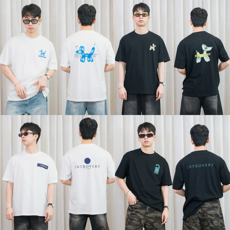 ZAMIO MOOD T-shirt เสื้อยืดแขนสั้นทรงโอเวอร์ไซส์