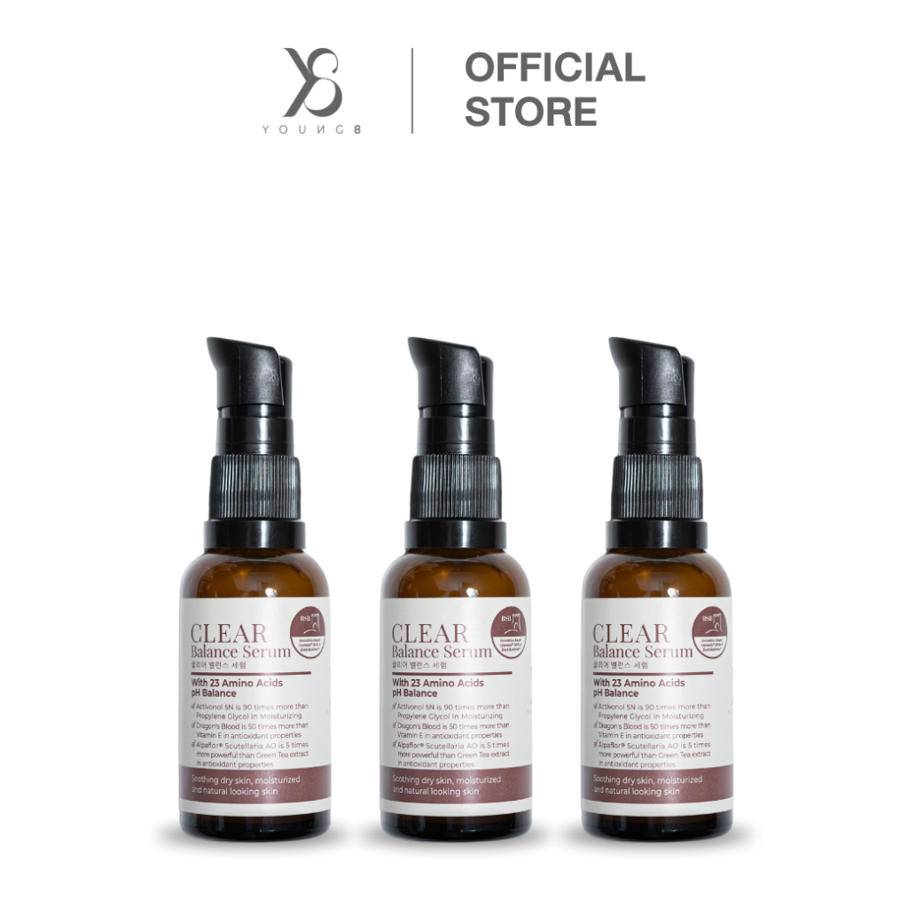 Y8 CLEAR Balance Serum เซรั่มบำรุงผิวหน้า ( 3 ขวด )