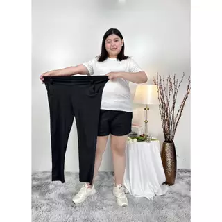🌈ส่งฟรี🎀ลดทั้งร้าน🎀COD🔥พร้อมส่ง🟣2XL-8XL กางเกงทำงาน ผ้ายืด เลคกิ้ง กางเกงเลกกิ้ง ขายาว สาวอวบ ไซส์ใหญ่ ประเทศไทย K9386