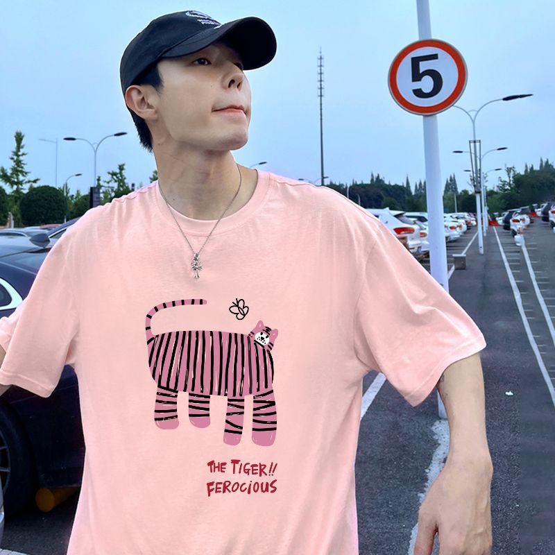 You-T พร้อมส่ง เสื้อยืดแขนสั้น oversize ไม่จำเป็นต้องรีดผ้า ไม่หดตัว เสื้อยืดผู้หญิง ผ้าฝ้ายแท้ สไตล์ขี้เกียจ
