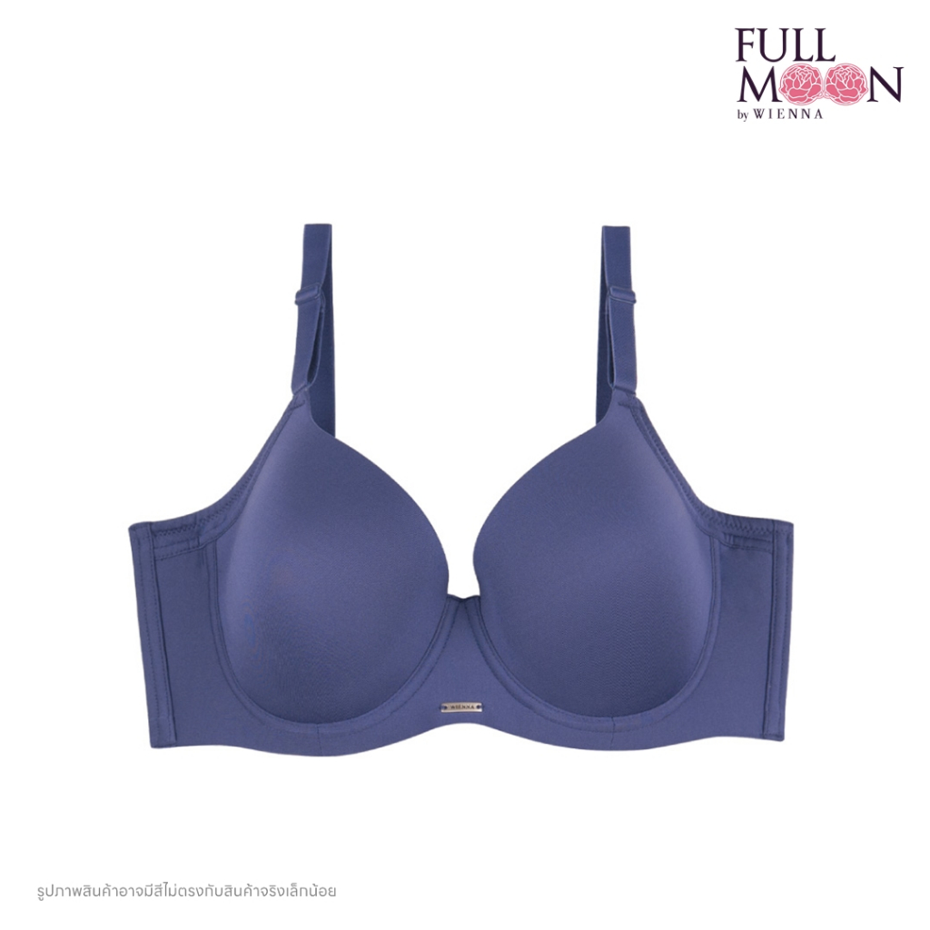 WIENNA Full Moon Bra NB41413 บรารู้ใจ สาวอกใหญ่ คัพใหญ่ ไซซ์ใหญ่  มีโครง สีดำ เนื้อ สีชมพูนม น้ำเงินอมม่วง  เนื้อ แดง