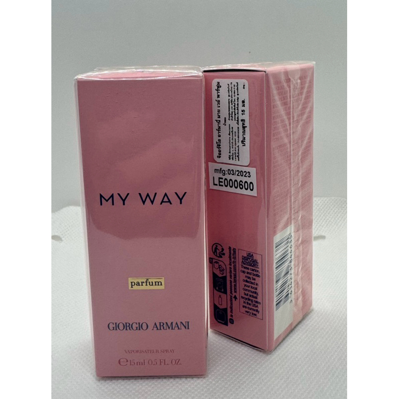 (1ขวด ฉลากไทย) Giorgio Armani My Way Eau De Parfum 15 ml.