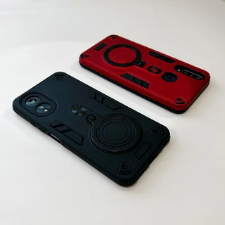 เคสกันกระแทก 2in1 For OPPO Reno14F พร้อมขาตั้ง เคสออปโป้ Reno13 Reno11F Reno12F Reno4 Reno5 Reno6z Reno7z Reno8z Reno8t