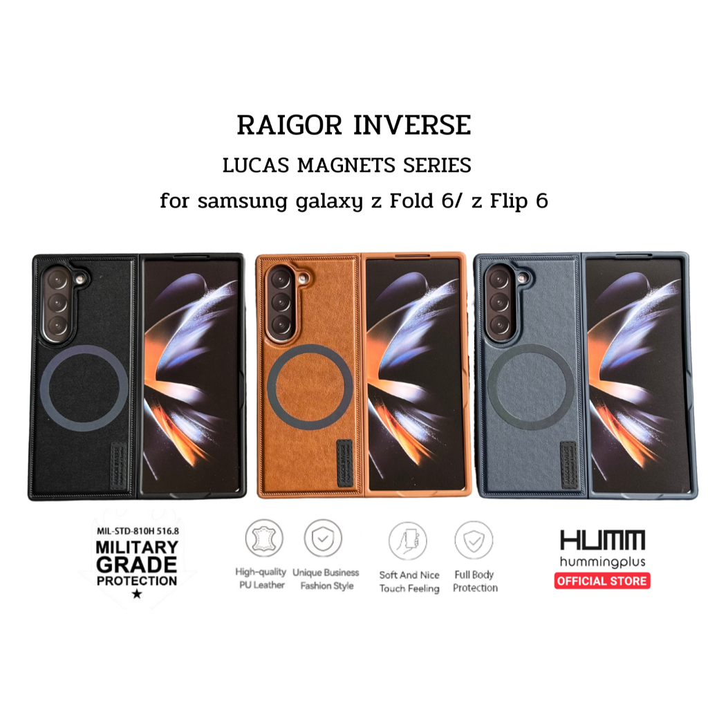 เคส Raigore inverse Lucas magnet สำหรับ Samsung Galaxy Z Flip 6 5G / Z Fold 6 5G