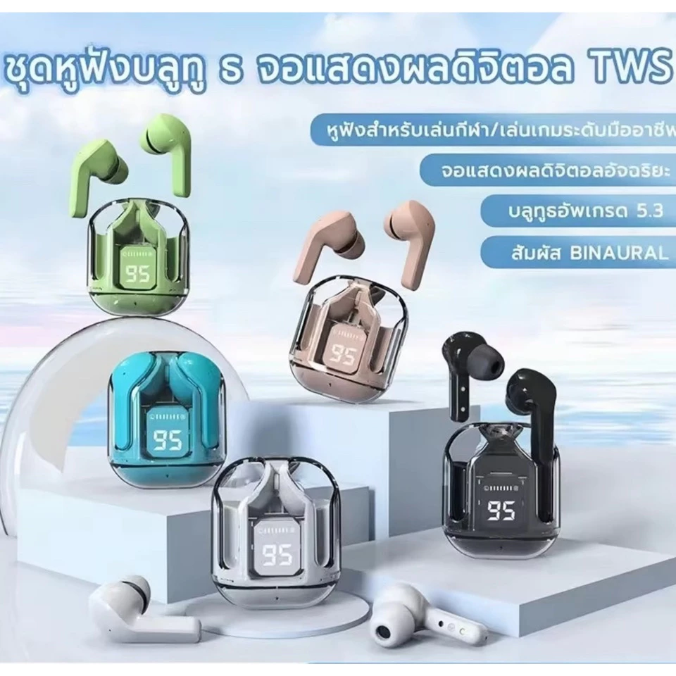 TWS-HK3 หูฟังบลูทูธ 5.3 HIFI กันน้ำ IPX4 มีไมโครโฟน thumbnail 7