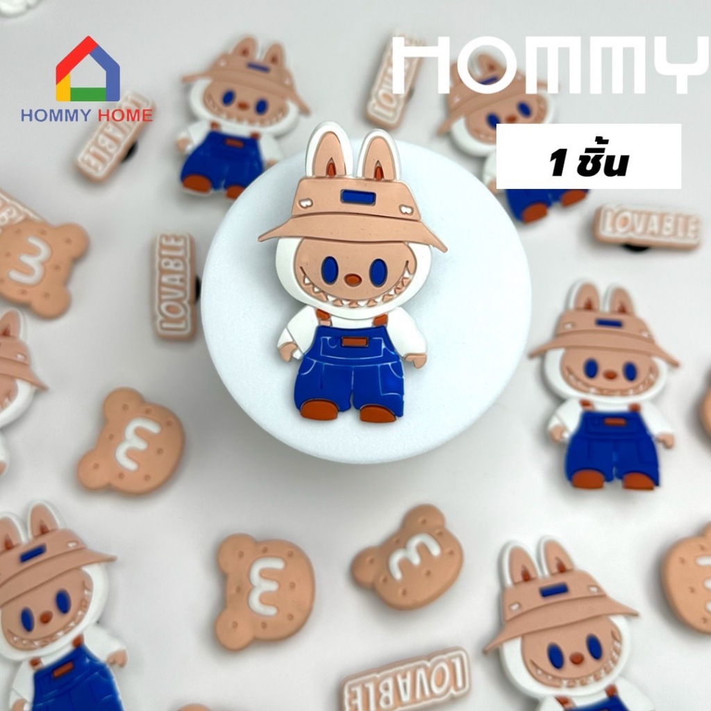 (1ชิ้น) Magnet Jibbitz ตัวการ์ตูนติดรองเท้าหัวโต  รองเท้าแฟชั่น ตัวติดซิลิโคน มีหลายแบบให้เลือก JB - รูปที่ 6