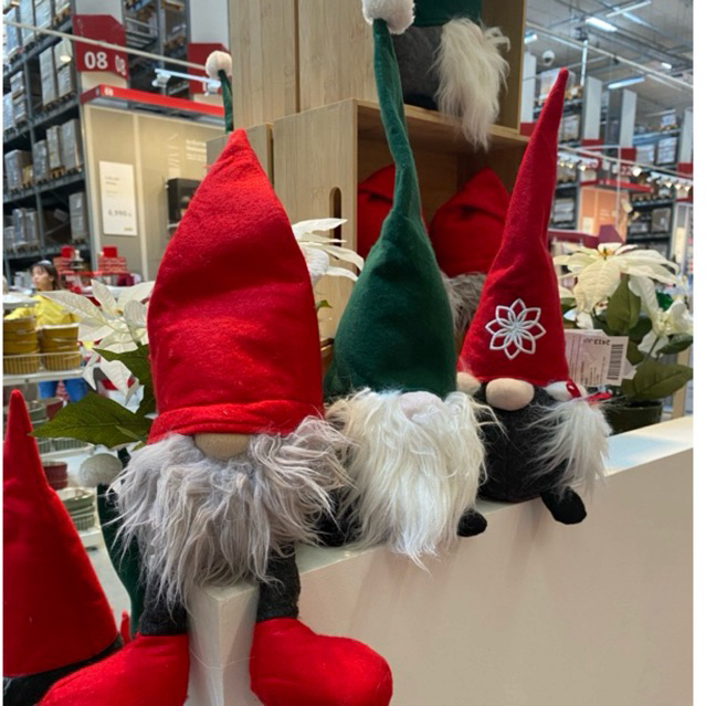 ตุ๊กตา Santa ซานตาคลอส ของตกแต่ง คริสมาส แท้ By IKEA