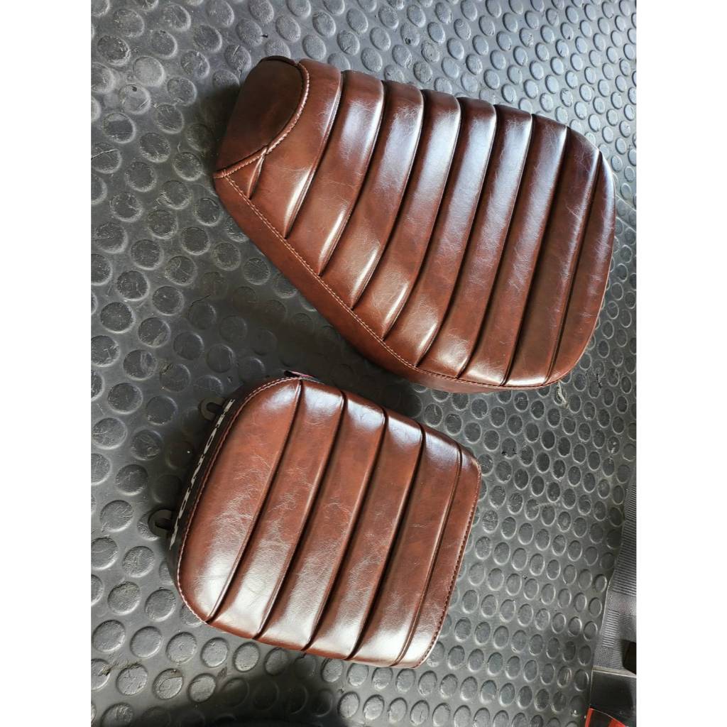 เบาะหน้าหลัง HONDA C125 หน่อยวัดด่าน มี2ลาย สีแดง ดำ น้ำตาล ชุดละ3500 - รูปที่ 3