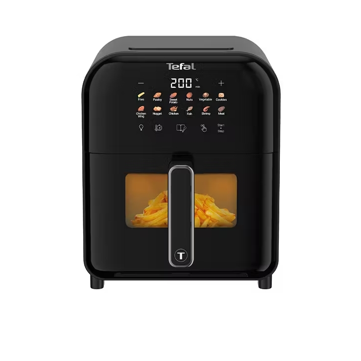 หม้อทอดไร้น้ำมันอินฟราเรด Tefal ระบบดิจิทัล ขนาด 6 ลิตร รุ่น EY821868