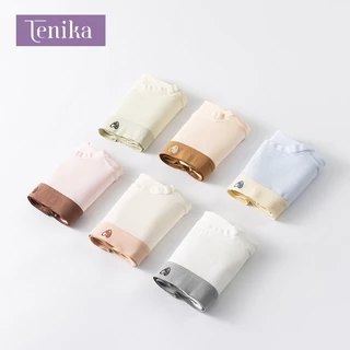 TENIKA กางเกงในผู้หญิง ฝ้าย ใส่สุดสบาย ยืดกระชับ คืนตัวดี ผ้านิ่มใส่สบาย ระบายอากาศได้ดี