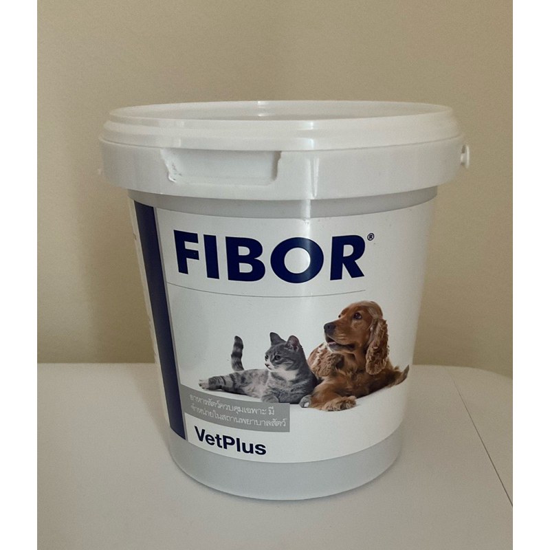 Fibor vetplus ไฟเบอร์ อาหารเสริมไฟเบอร์สำหรับสุนัขและแมวท้องผูก