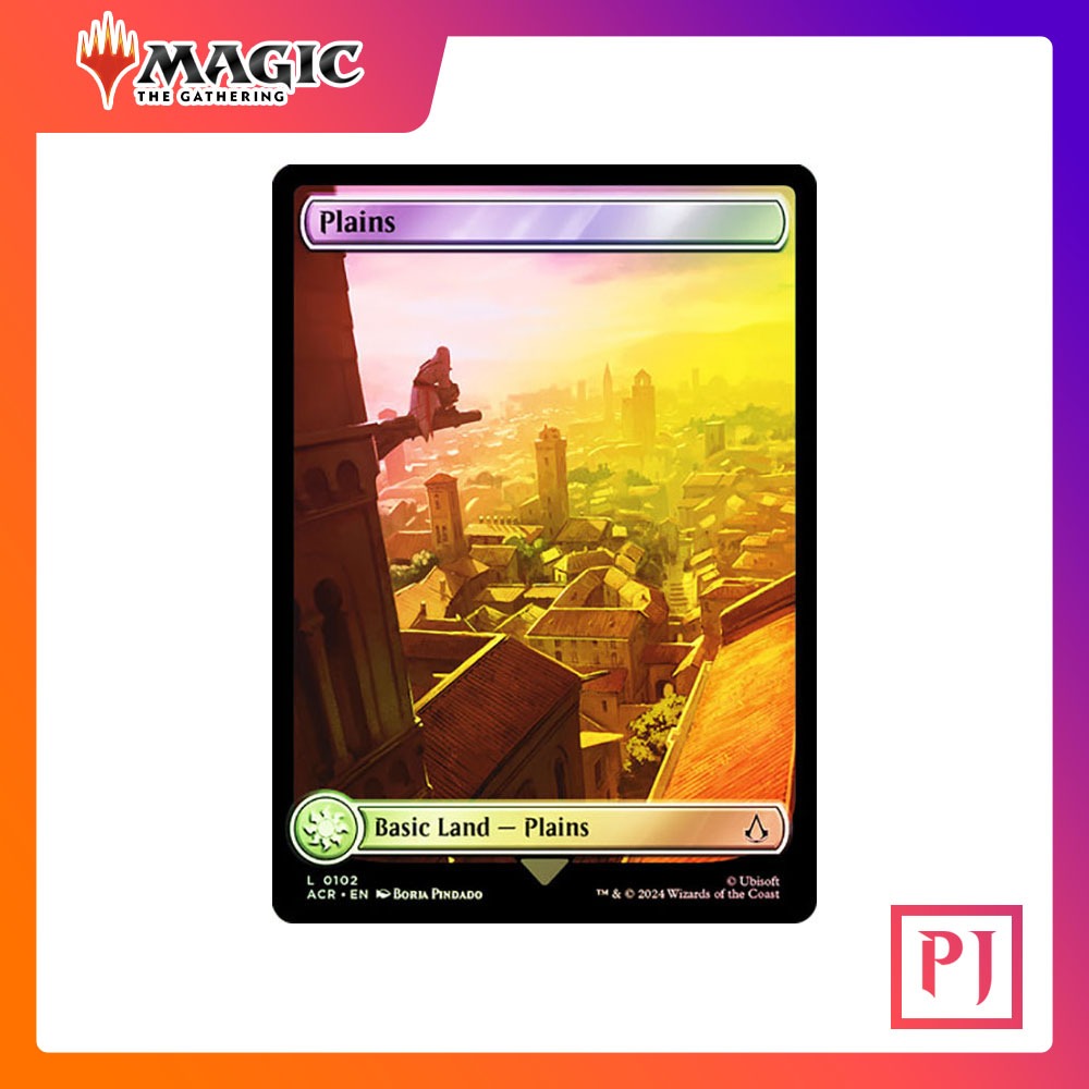[MTG] Plains (#102) (Full Art) [ACR] [LAND] [COMMON] [FOIL] [ENG] (การ์ดเมจิค / Magic the Gathering)