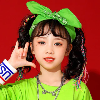 ผ้าลายลูกน้ำ ใช้โพกหัวเด็ก ผูกผม ผูกปิดหน้า ปิดจมูก ซับเหงื่อ